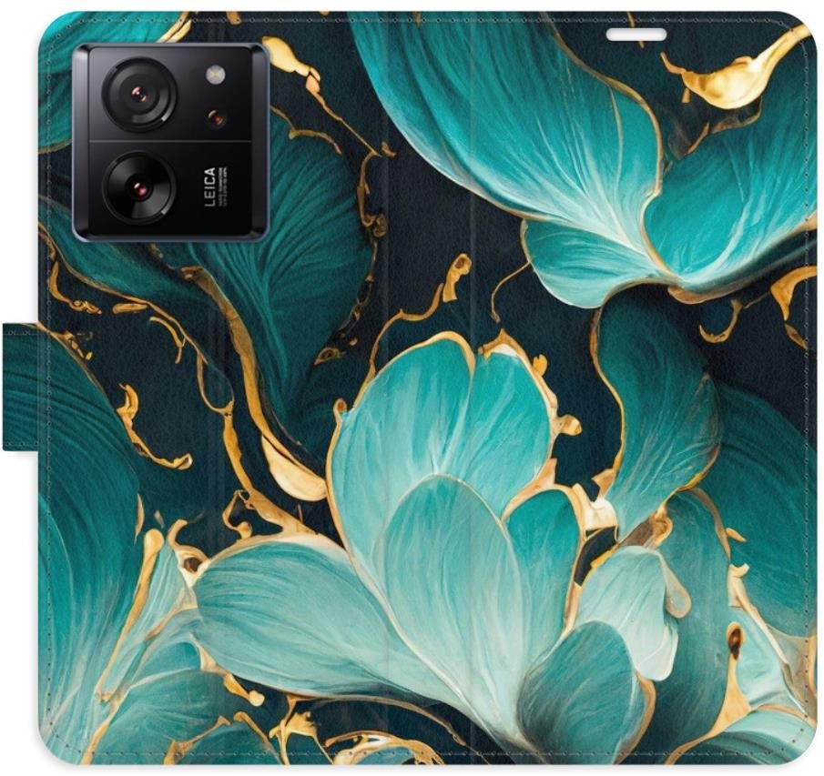 iSaprio flip puzdro Blue Flowers 02 na Xiaomi 13T/13T Pro