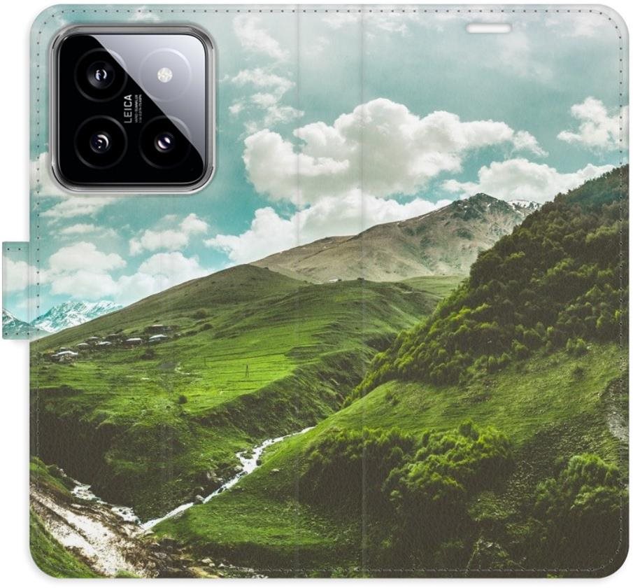 iSaprio flip puzdro Mountain Valley pre Xiaomi 14