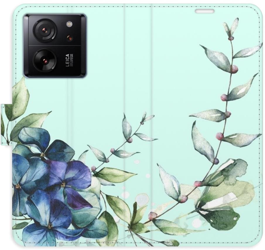 iSaprio flip puzdro Blue Flowers na Xiaomi 13T/13T Pro