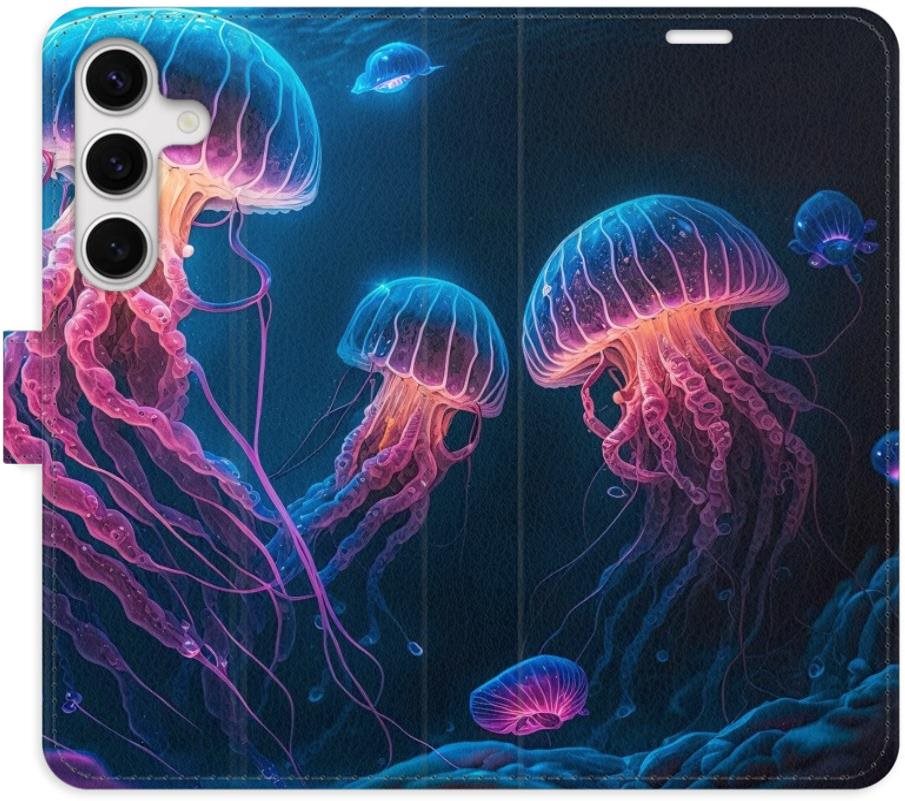 iSaprio flip puzdro Jellyfish pre Samsung Galaxy S24