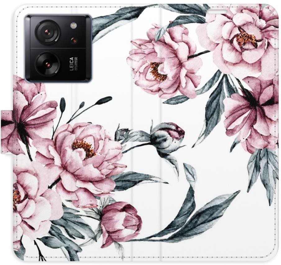 iSaprio flip puzdro Pink Flowers na Xiaomi 13T/13T Pro