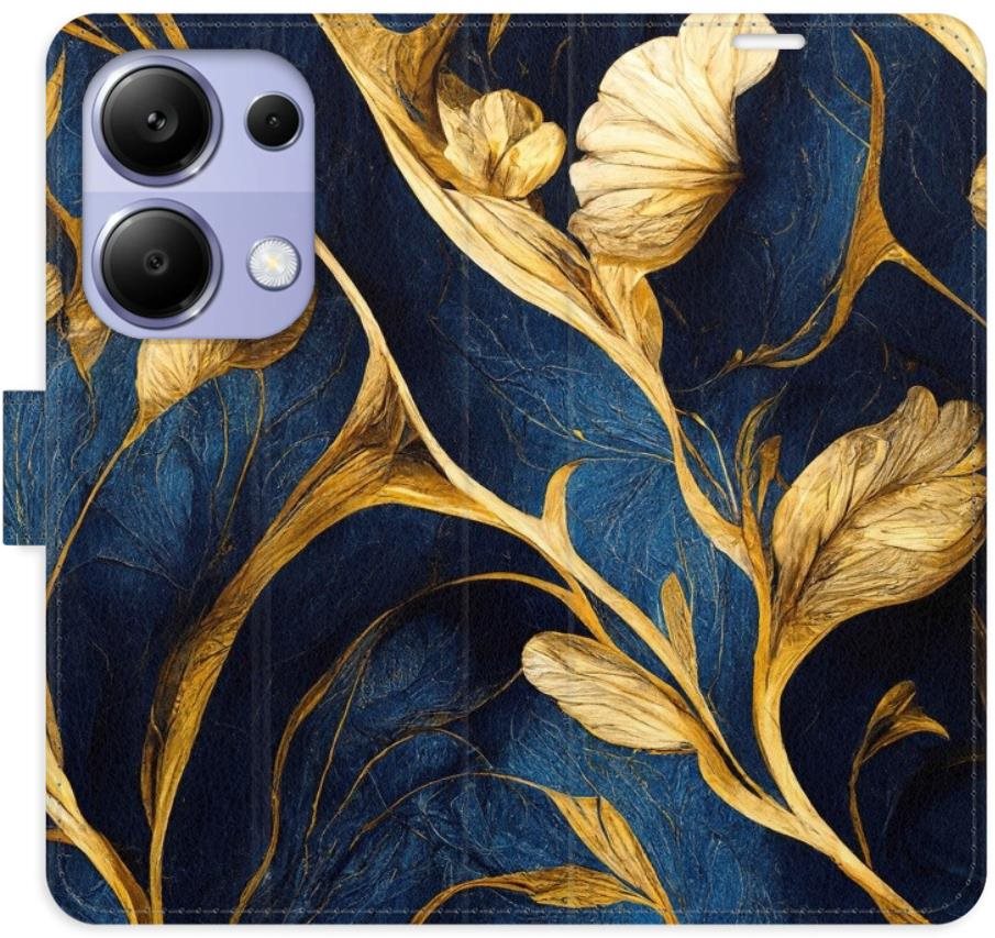 iSaprio flip puzdro GoldBlue pre Xiaomi Redmi Note 13 Pro