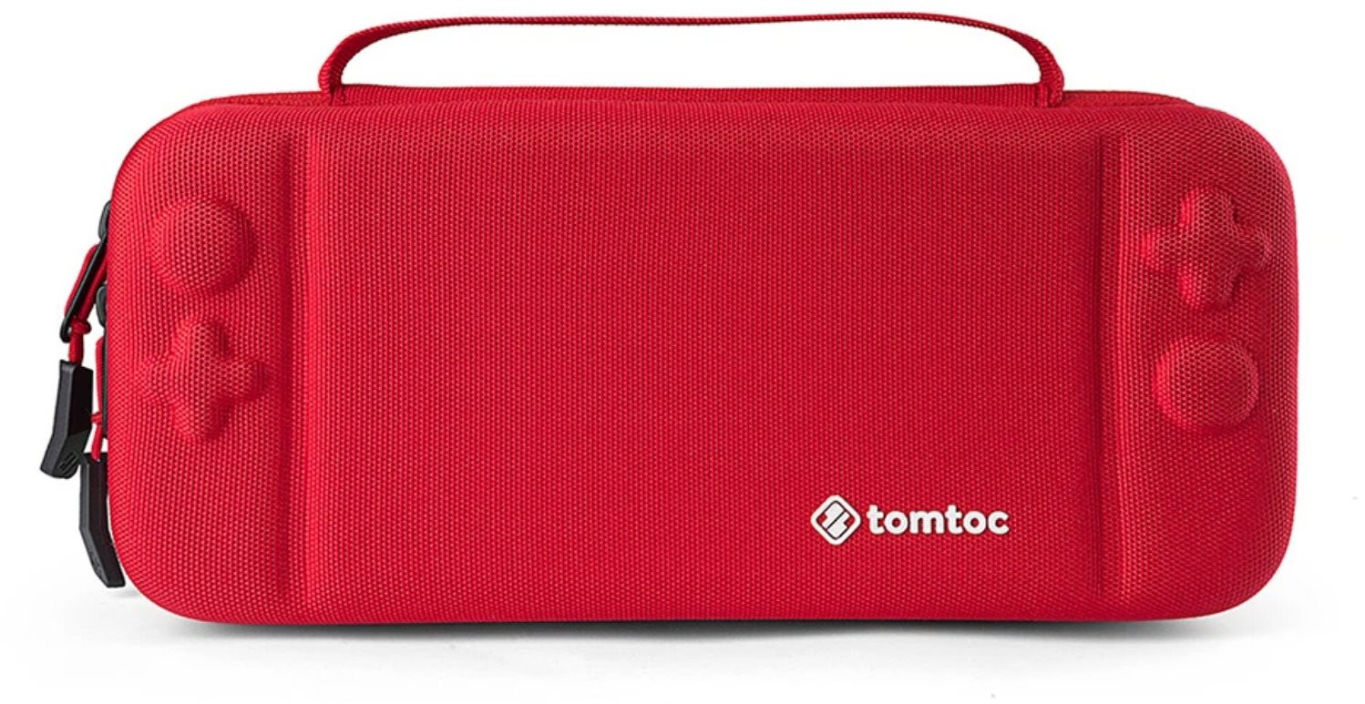 Tomtoc cestovné puzdro na Nintendo Switch, červené