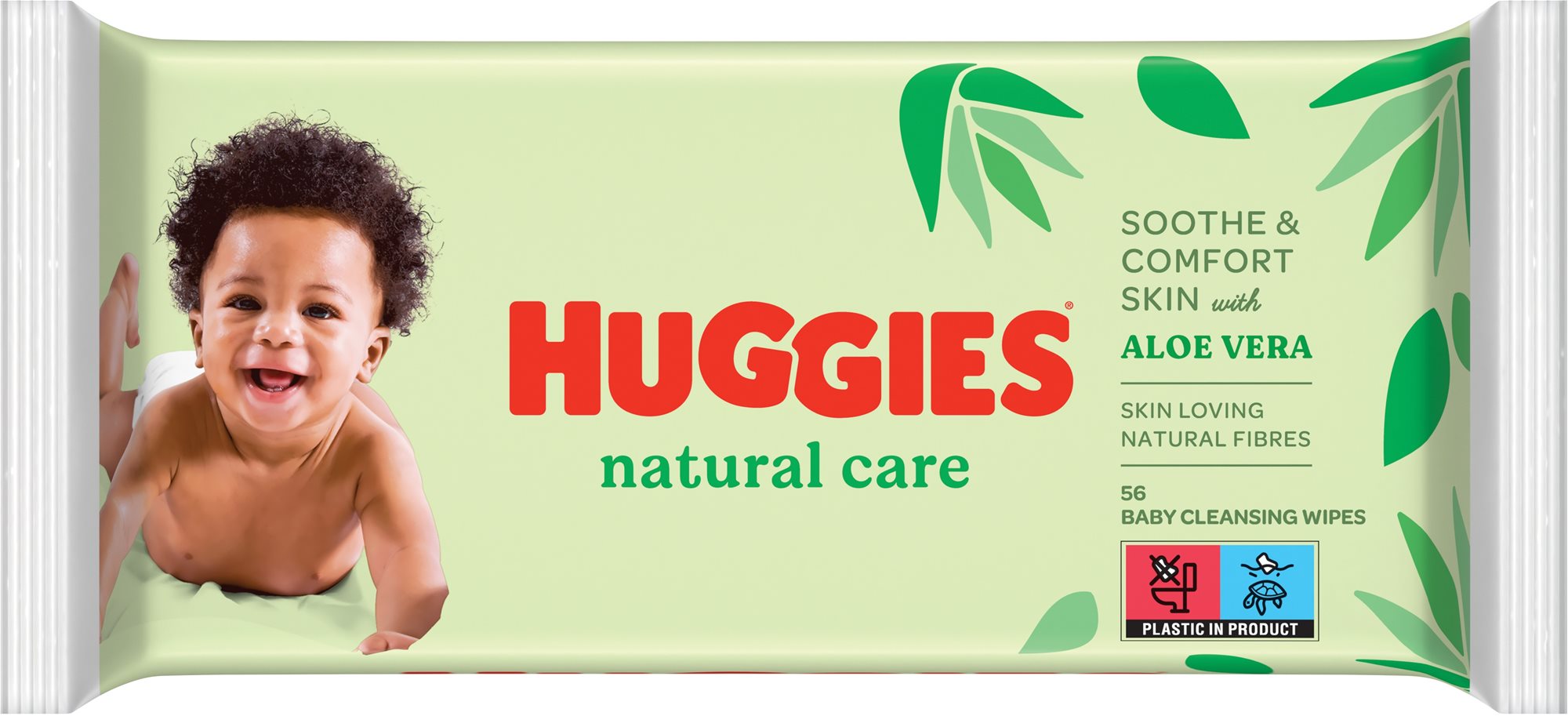 HUGGIES Natural Care 56 ks