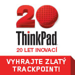 thinkpad slaví 20 let, získejte pamětní zlatý trackpoint