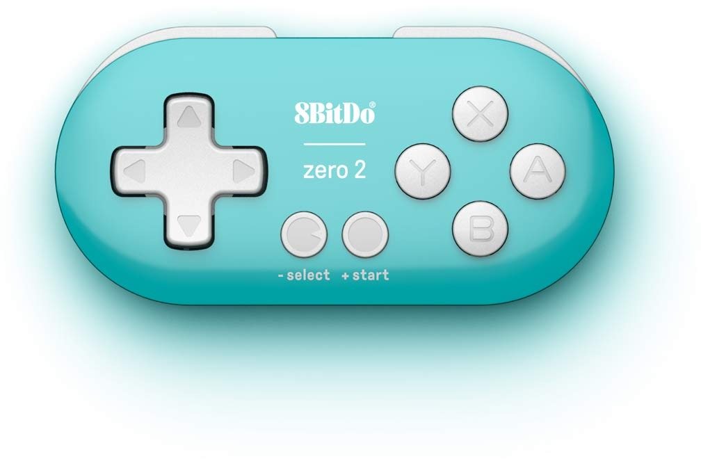 8BitDo Zero 2 Wireless Controller – Turquoise Edition – Nintendo Switch