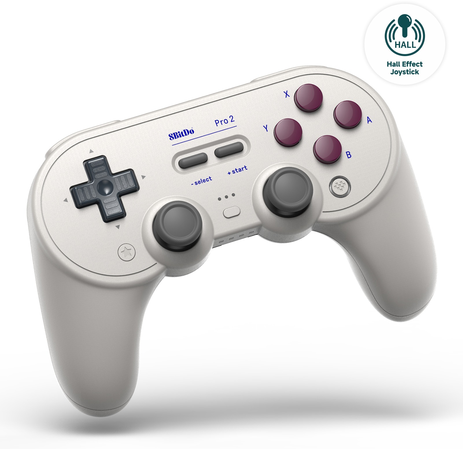 8BitDo Pro 2 Wireless Controller (Hall Effect Joystick) – G Classic Edition – Nintendo Switch