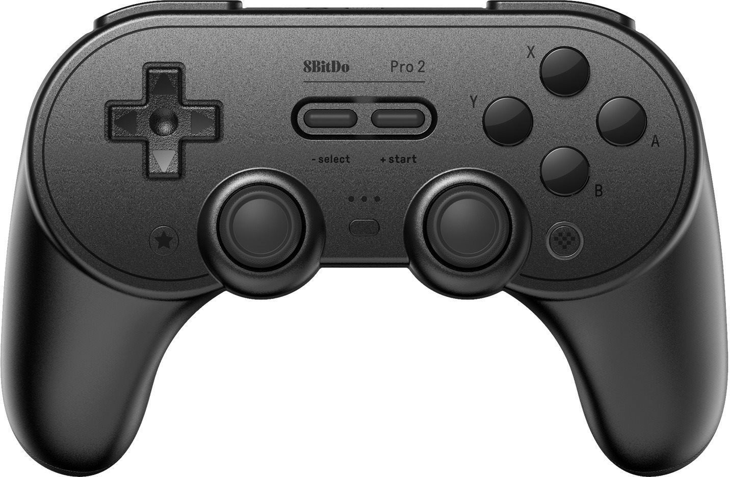 8BitDo Pro 2 Wireless Controller (Hall Effect Joystick) – Black Edition – Nintendo Switch
