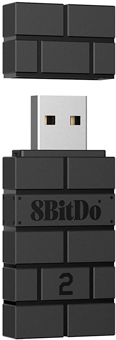 8BitDo USB Wireless Adaptér 2 – Black – Nintendo Switch / PC