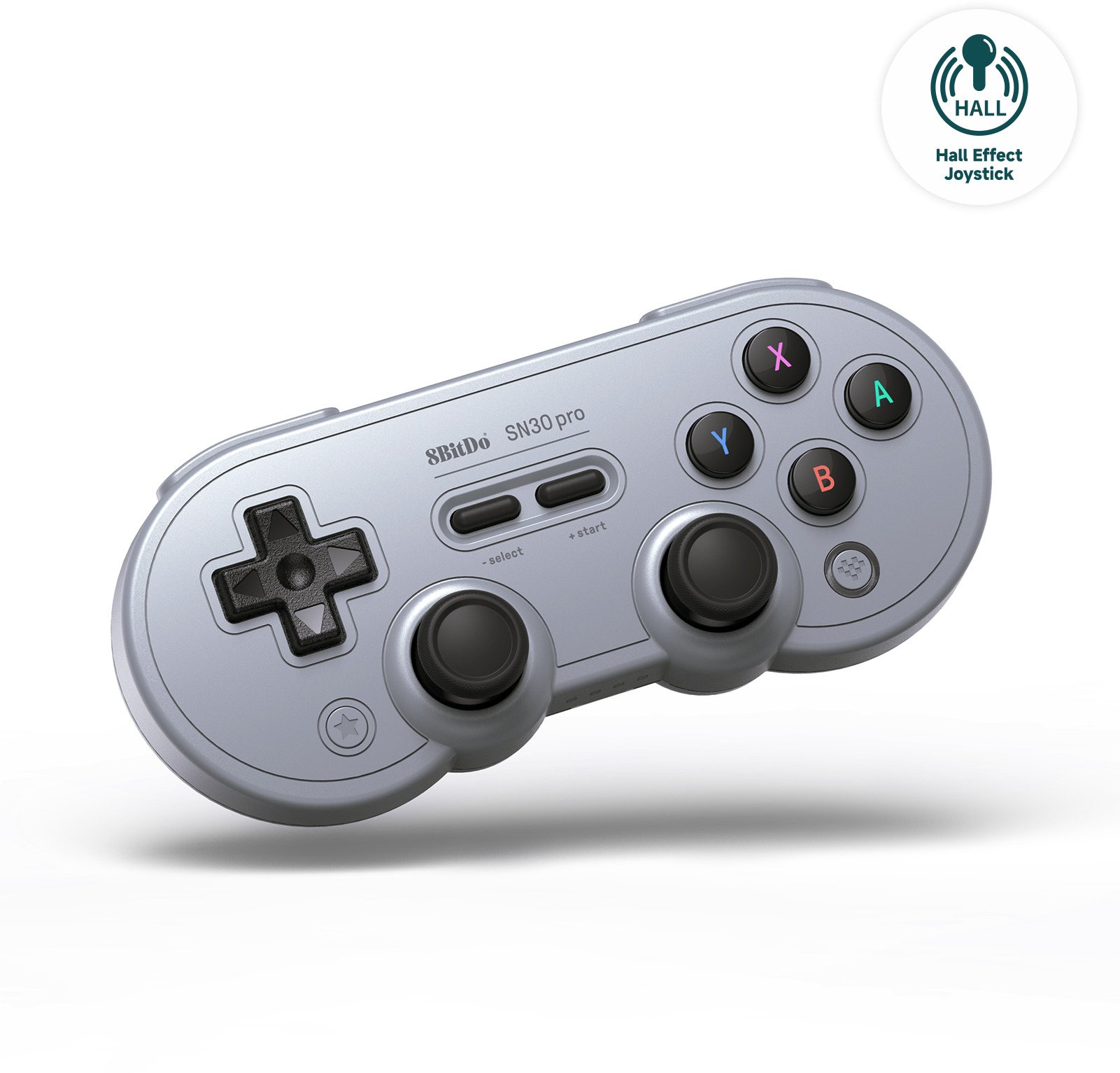 8BitDo SN30 Pro Wireless Gamepad (Hall Effect Joystick) – Grey Edition – Nintendo Switch