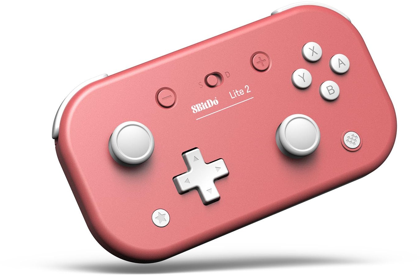 8BitDo Lite 2 Gamepad – Pink – Nintendo Switch