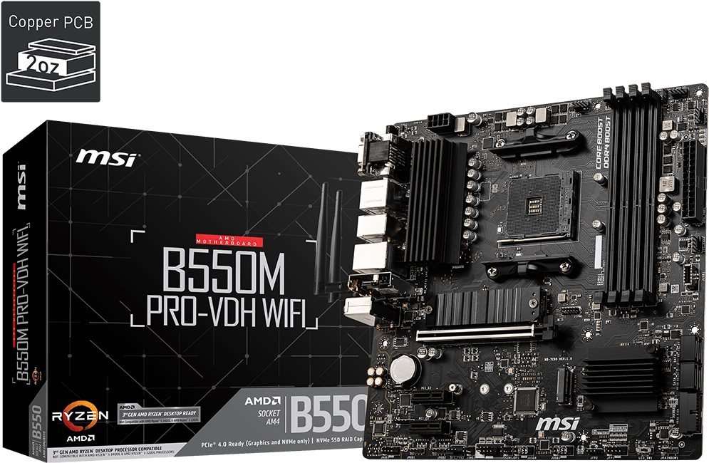 MSI B550M PRO-VDH WIFI