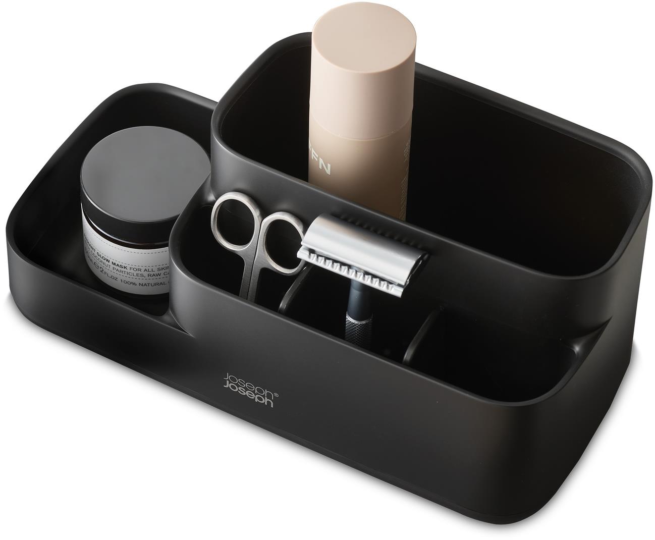 JOSEPH JOSEPH Organizér do kúpeľne EasyStore Caddy 70600, čierny