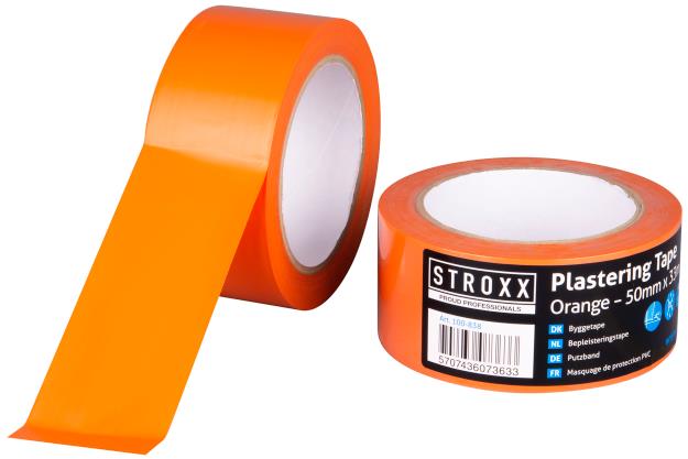 STROXX Ochranná páska na omietky oranžová 50 mm × 33 m