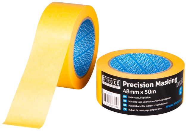 STROXX Maskovacia páska na ostré a presné hrany zlatá 48 mm × 50 m