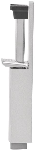 BLAUGELB Dverný stavač 60 mm zdvih, typ 3837 strieborno lakovaný