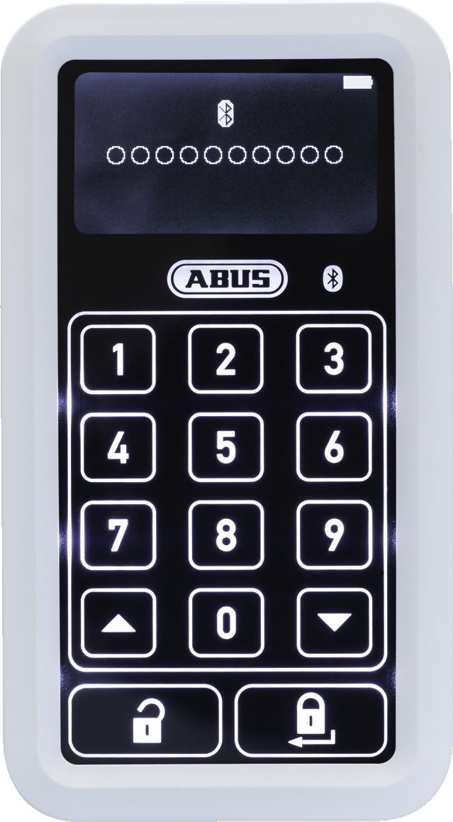 Abus Klávesnica HomeTec Bluetooth CFT3100 biela