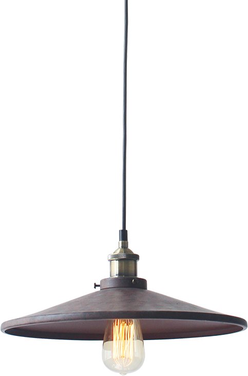 Aca Decor Závesné svietidlo Hippolyte, hrdzavé