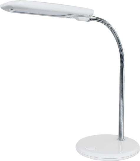 LED stolná lampička s vypínačom BAZ 5 W/230 V/4000 K/340 Lm/120°/IP20, biela