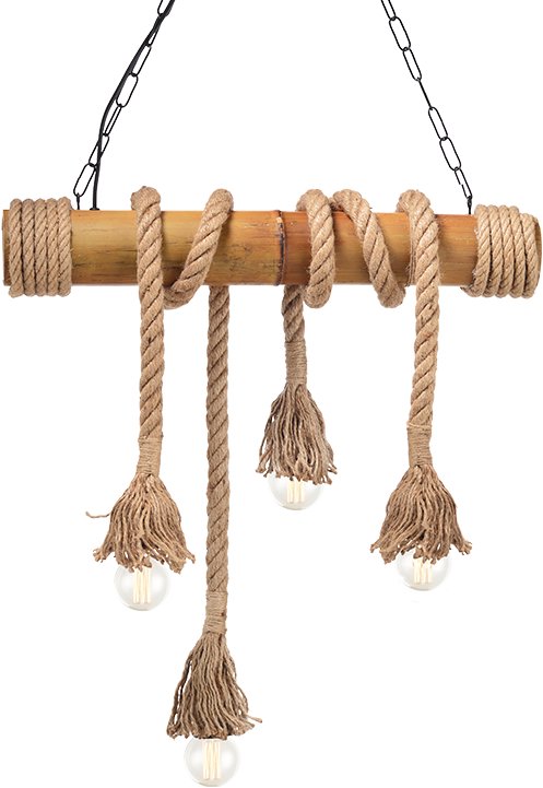 Aca Decor Závesné lanové svietidlo Merlin 4× E27