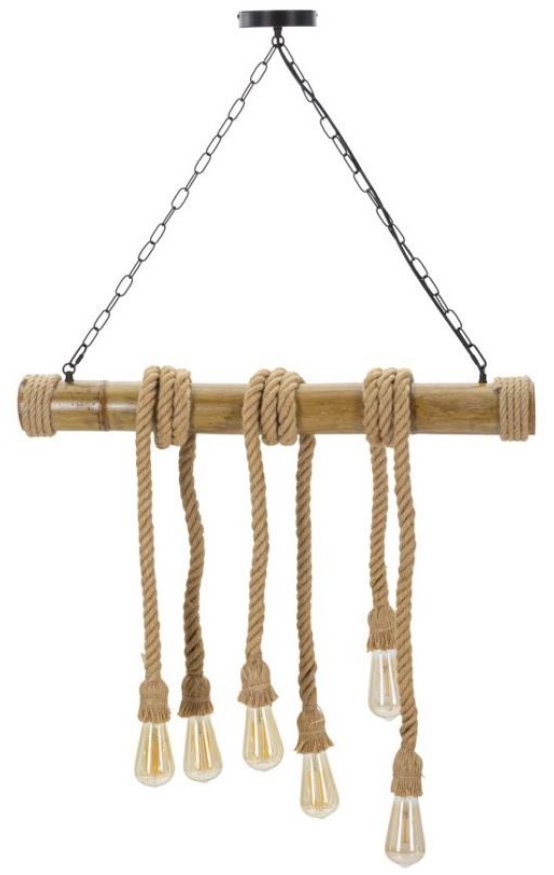 Aca Decor Závesné lanové svietidlo Merlin 6× E27