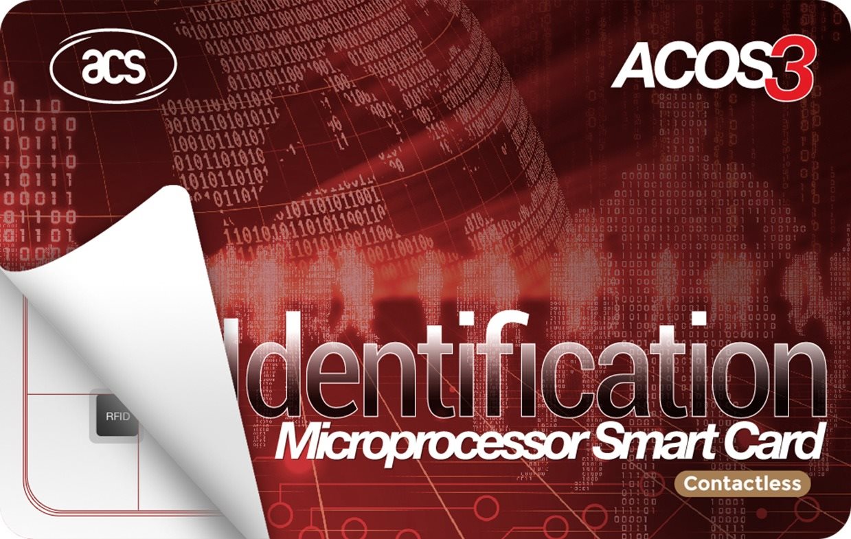 ACS ACOS3 Microprocessor Card (Contactless)