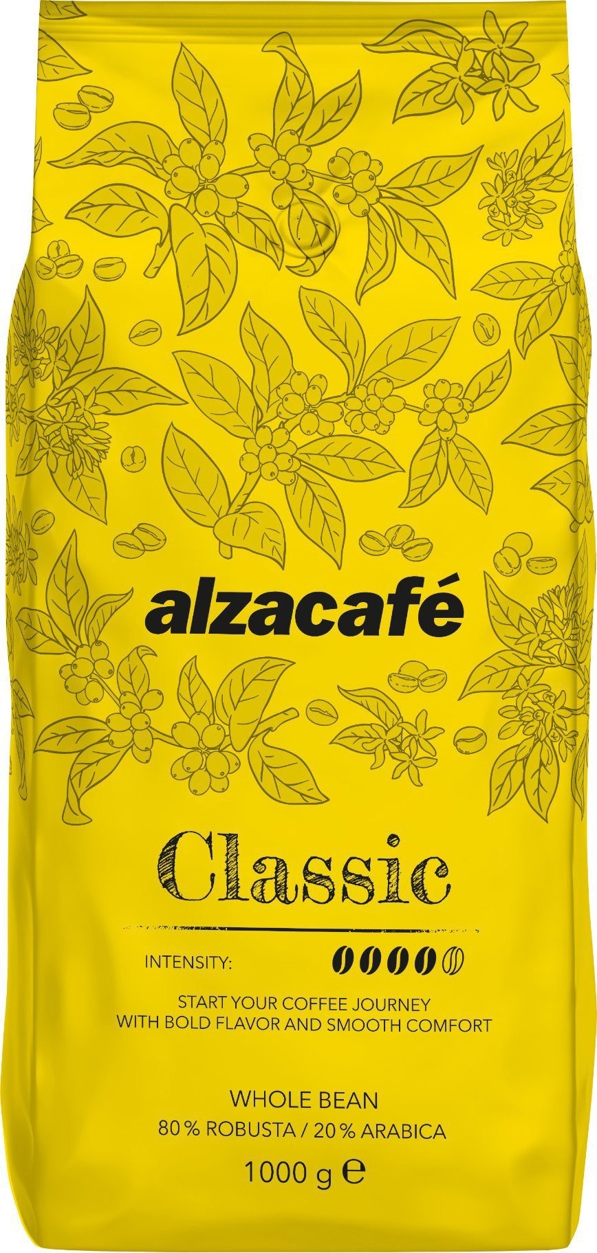 AlzaCafé Classic, zrnková, 1000 g