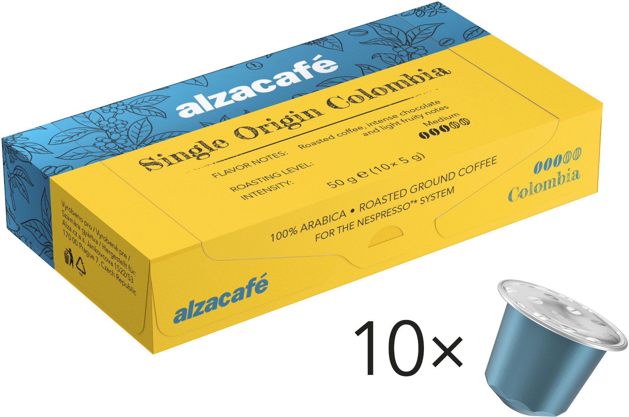 AlzaCafé Origins Colombian Essence Medium Roast, 10 kapsúl