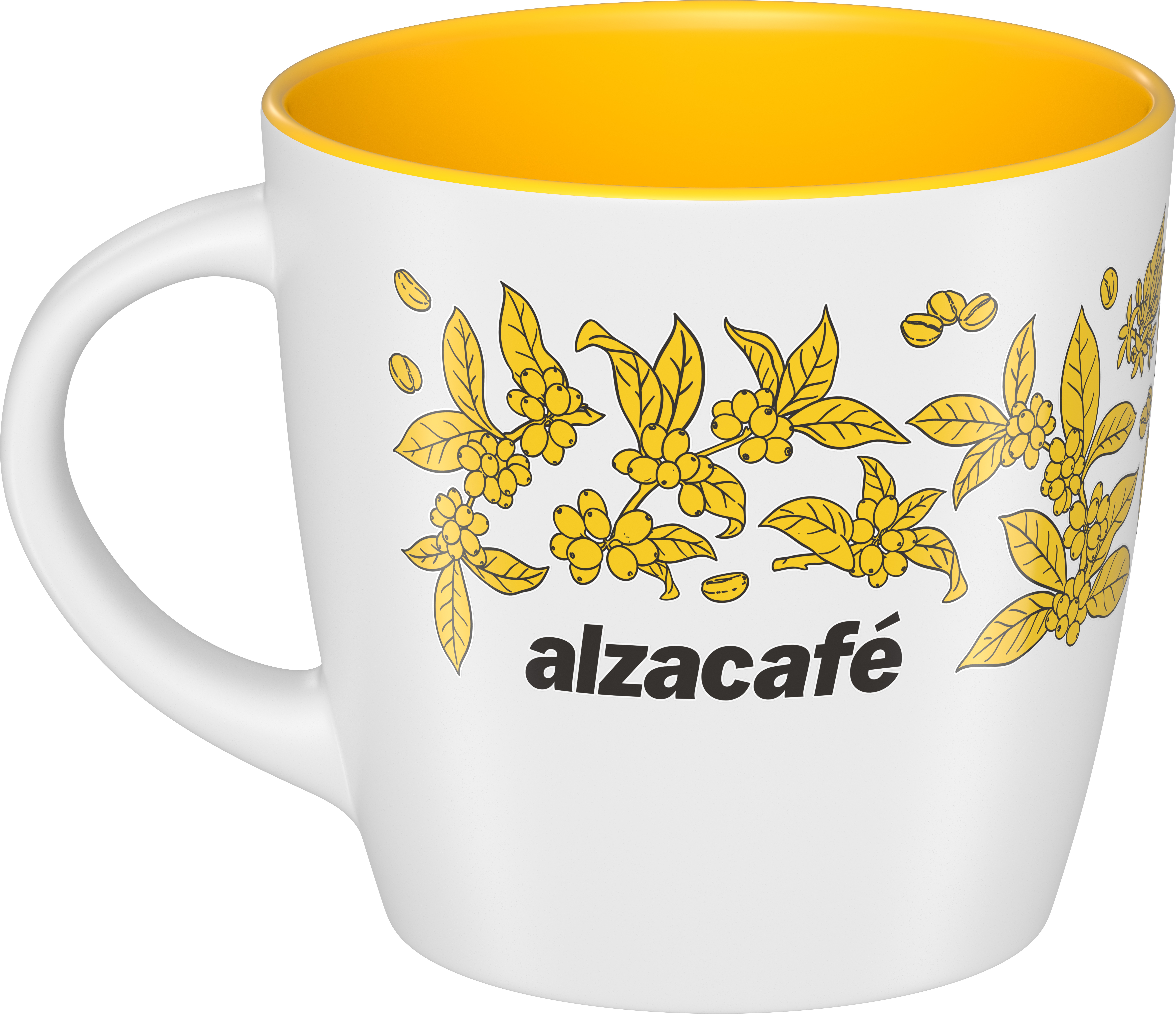 AlzaCafé Hrnček keramický biely 320 ml