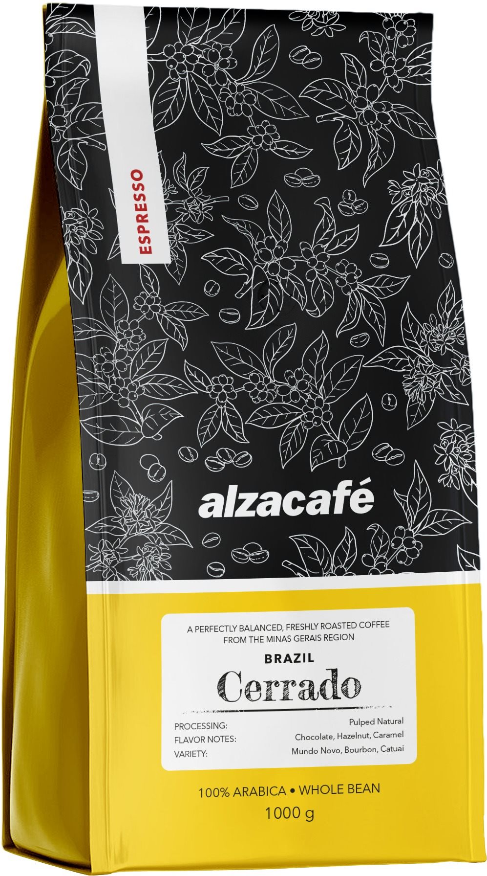 AlzaCafé Brazil Cerrado, 1000 g