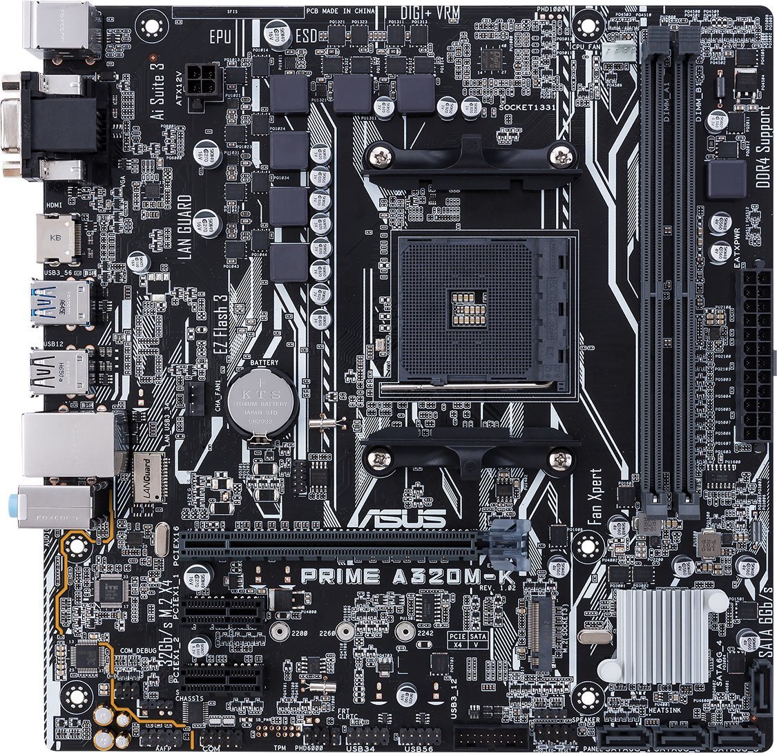 ASUS PRIME A320M-K