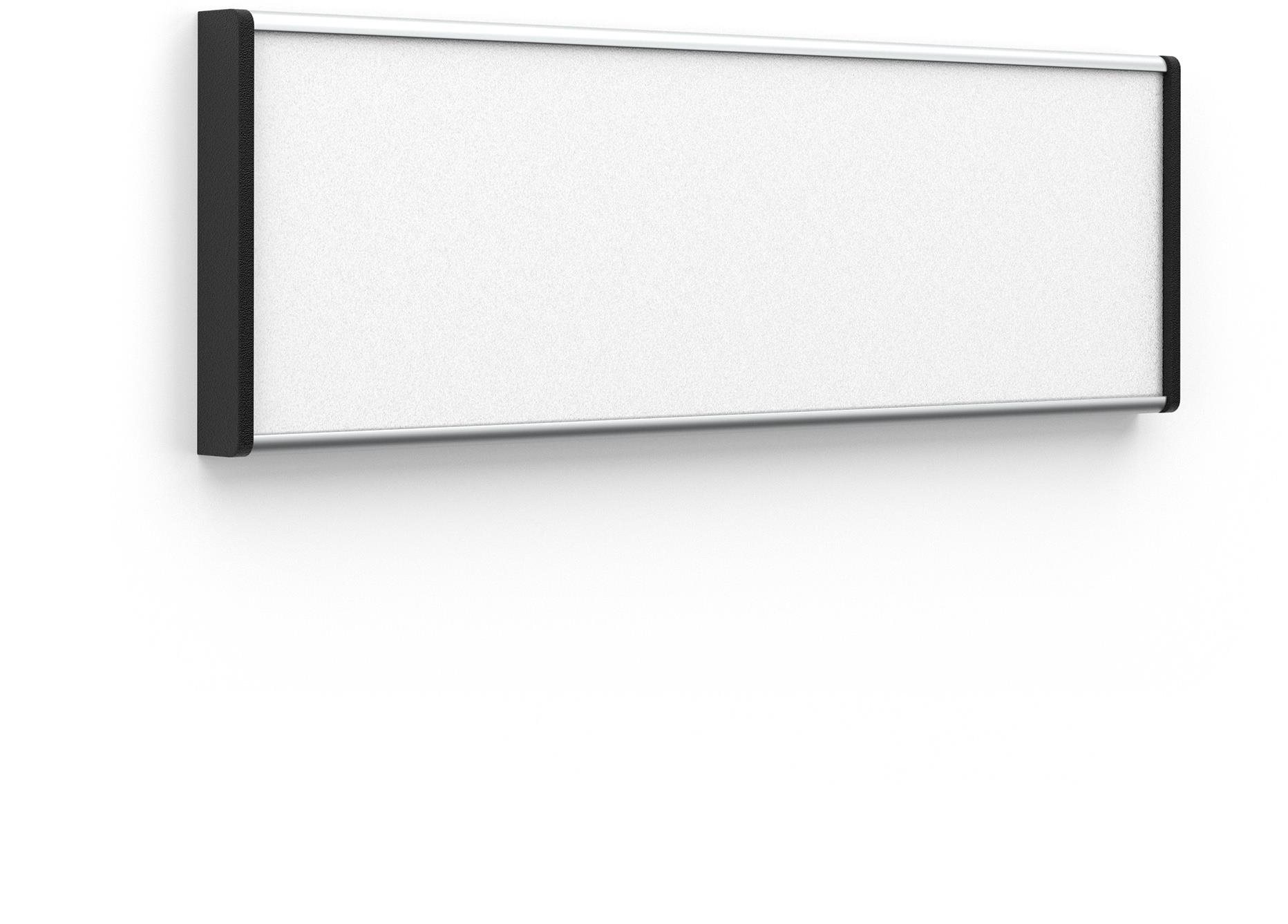 Accept Dverná tabuľka ACS (zásuvný systém, 187 × 62 mm) (strieborná tabuľka)