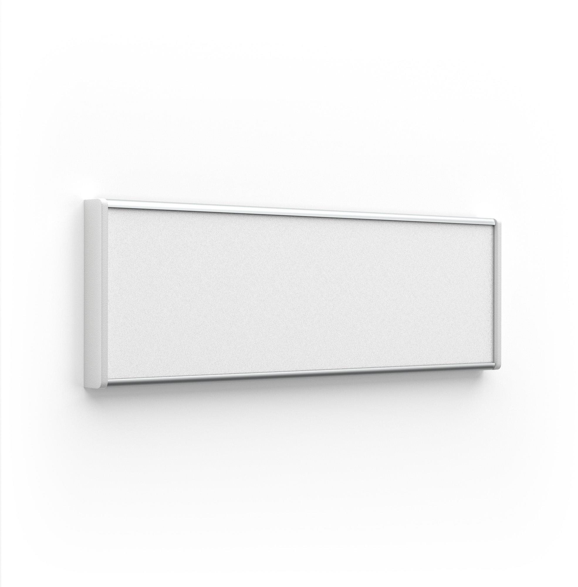 Accept Dverná tabuľka ACS (zásuvný systém, 187 × 62 mm) (strieborná tabuľka (sivé bočnice))