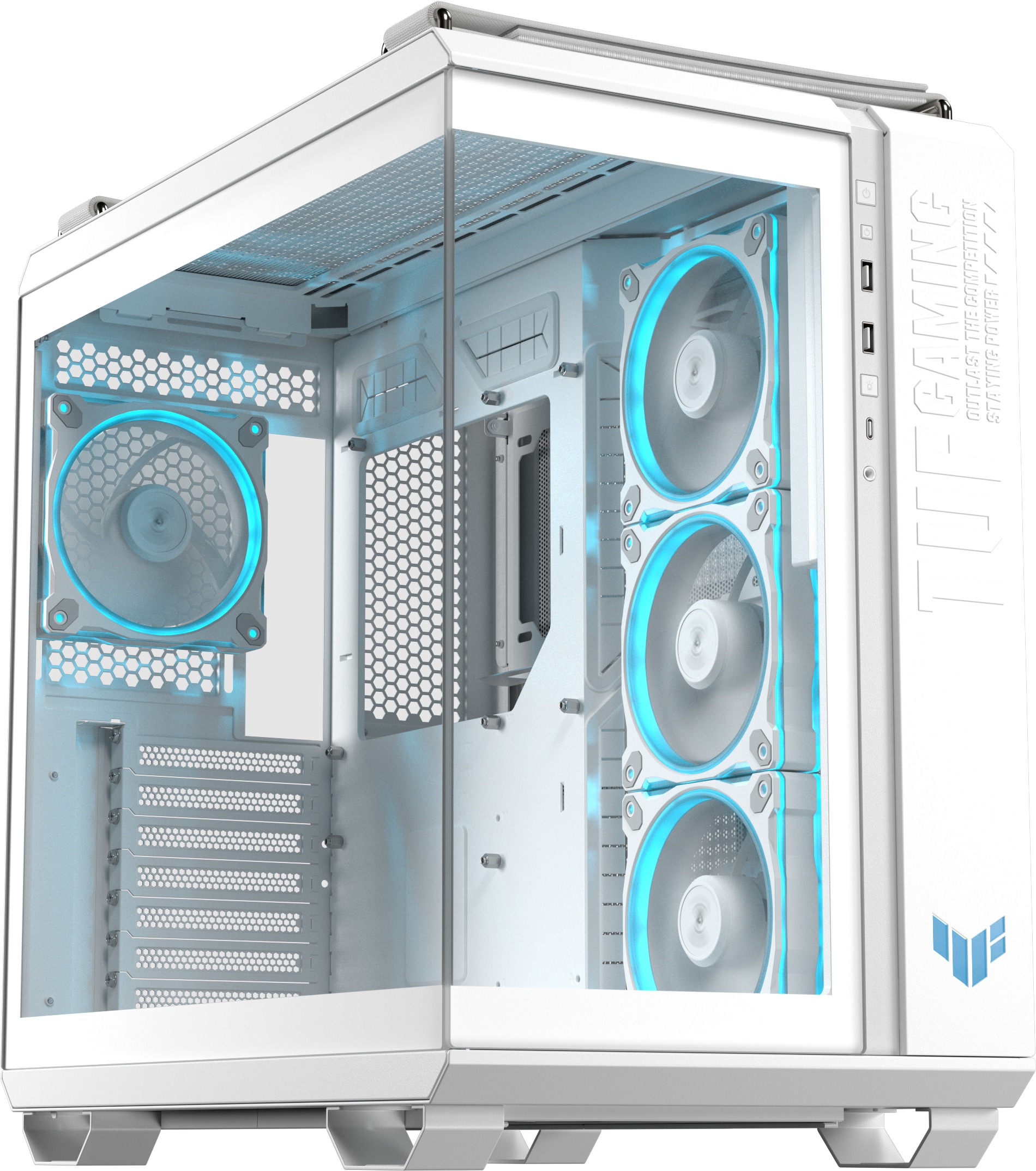 ASUS TUF GAMING GT502 HORIZON TG ARGB WHITE