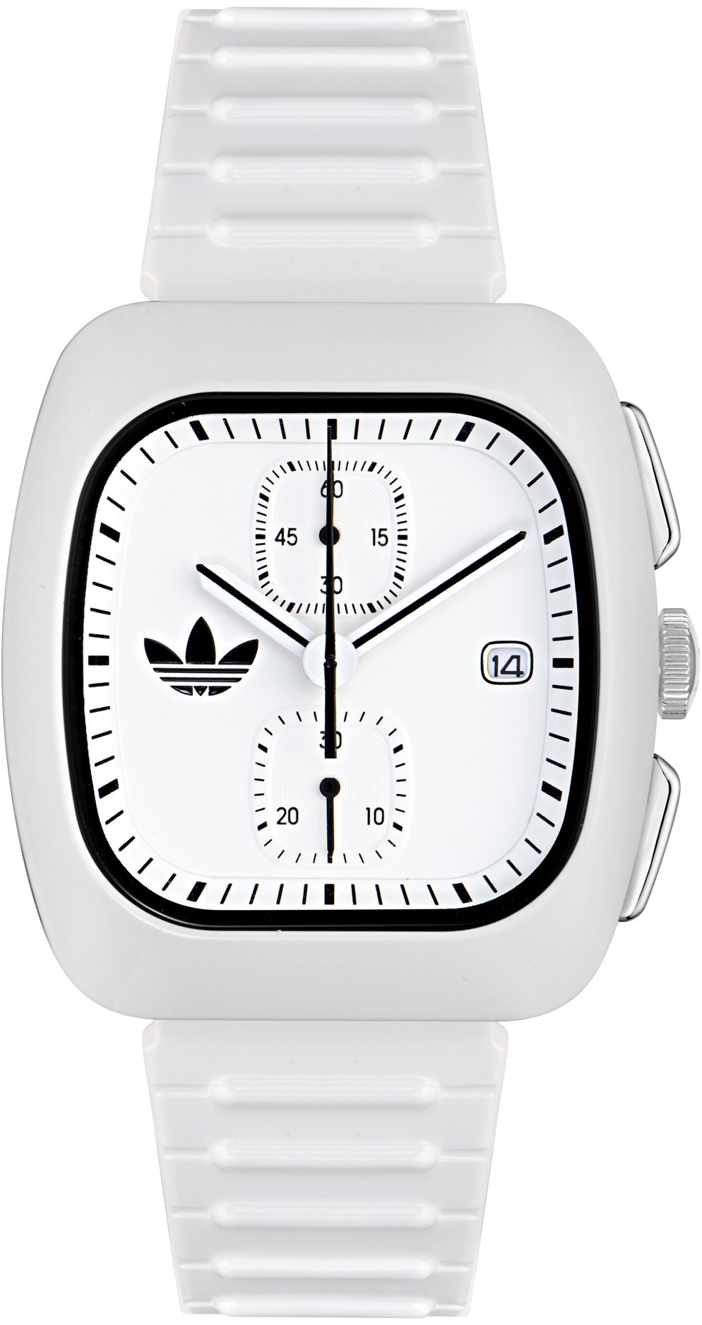 Adidas unisex hodinky Retro Wave Two Chrono hranaté analógové AOSY24532
