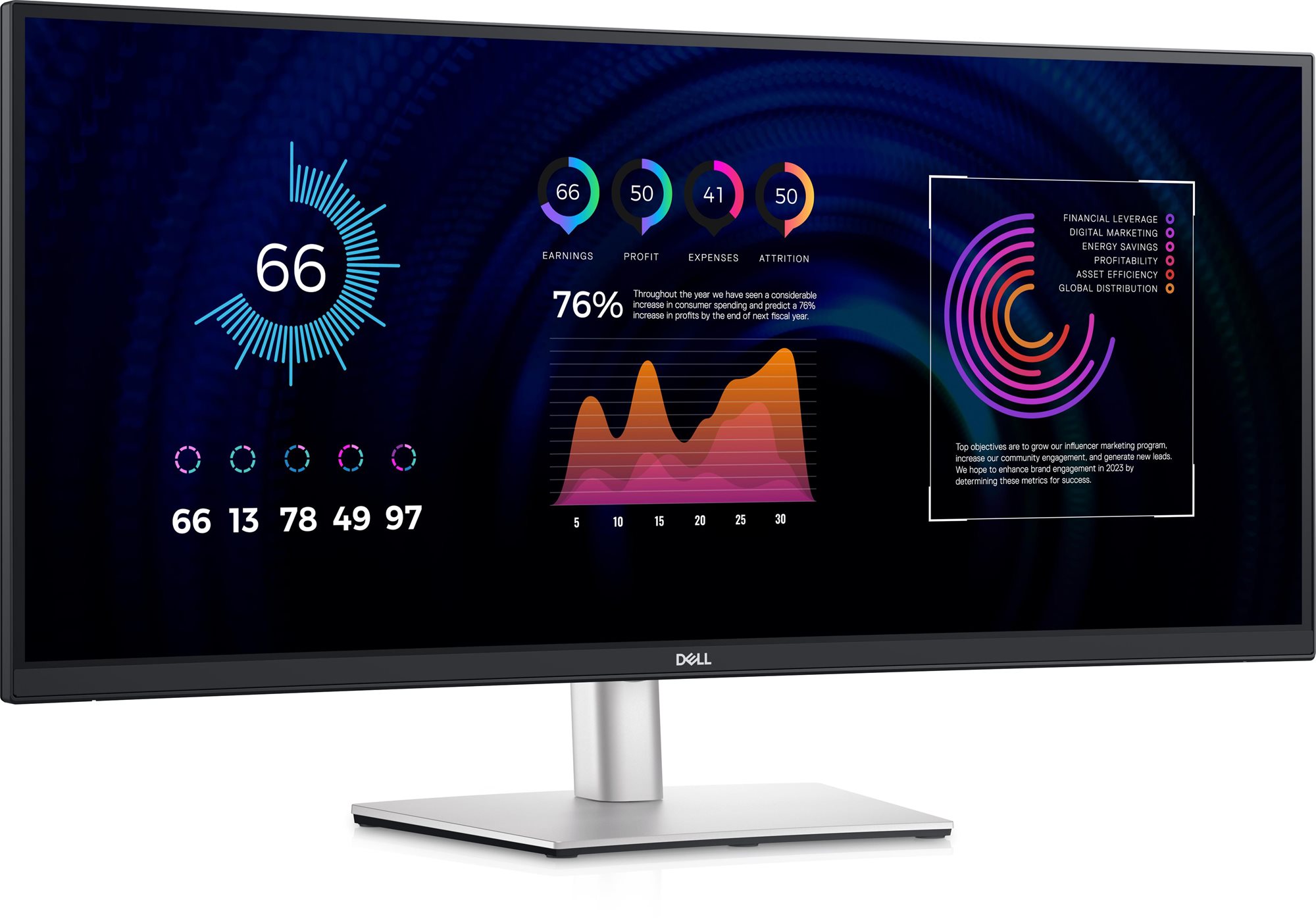 34" Dell P3424WE Professional