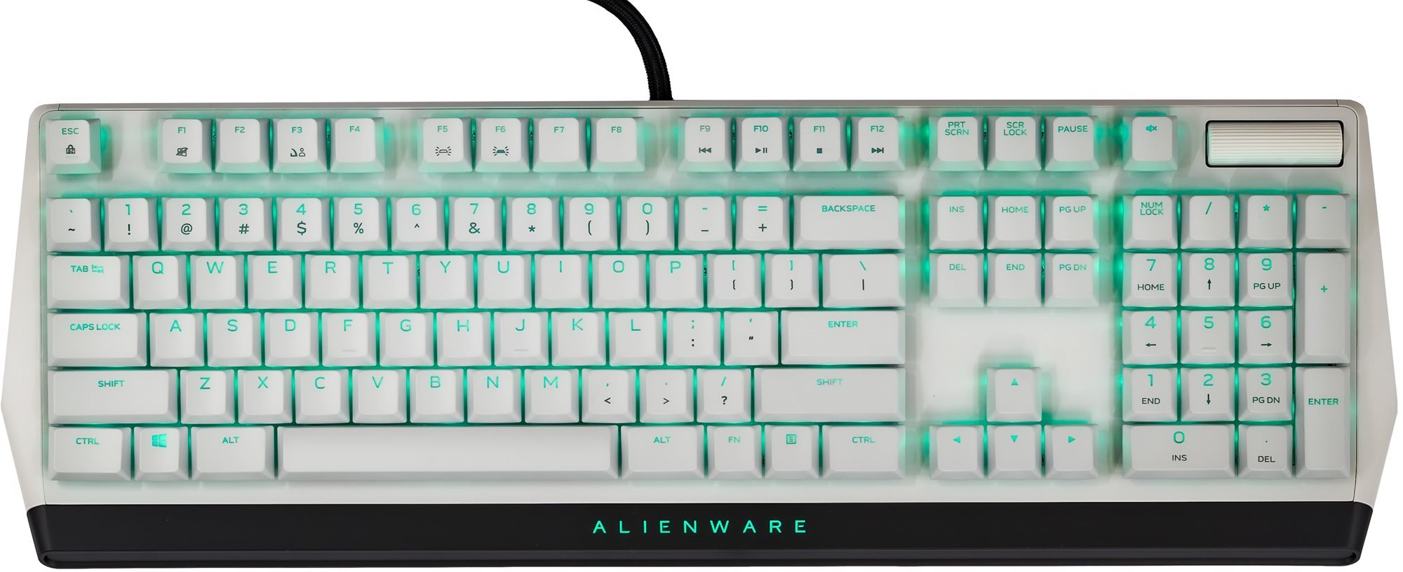 Dell Alienware Low-profile RGB Mechanical Gaming Keyboard AW510K Lunar Light