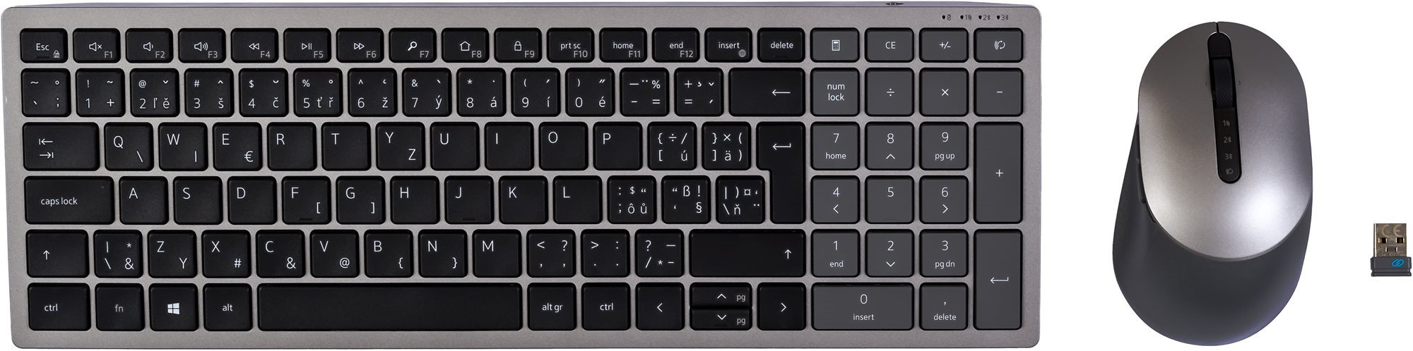 Dell Multi-Device Wireless Combo KM7120W Titan Gray – CZ/SK