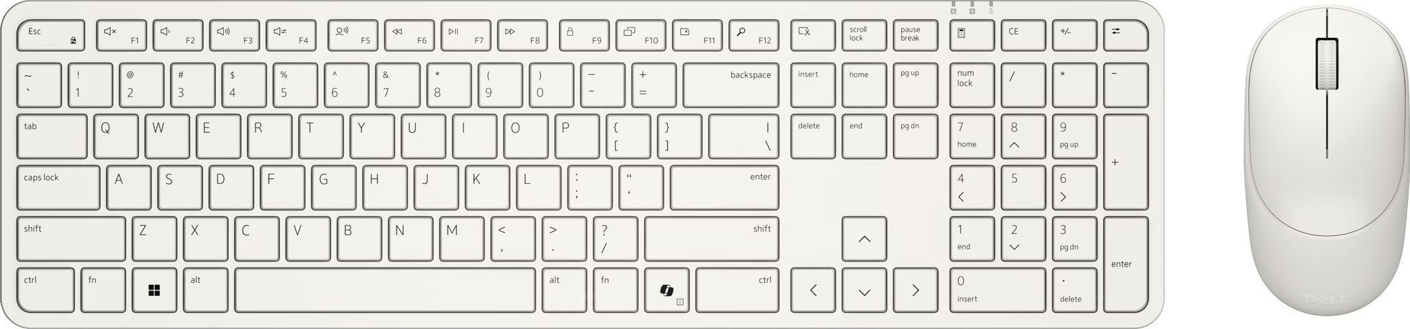 Dell Pro 5 KM526 biely – US INT
