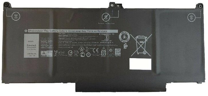 Dell Baterie 4-cell 60W/HR LI-ON pre Latitude 5300, 7300, 7400