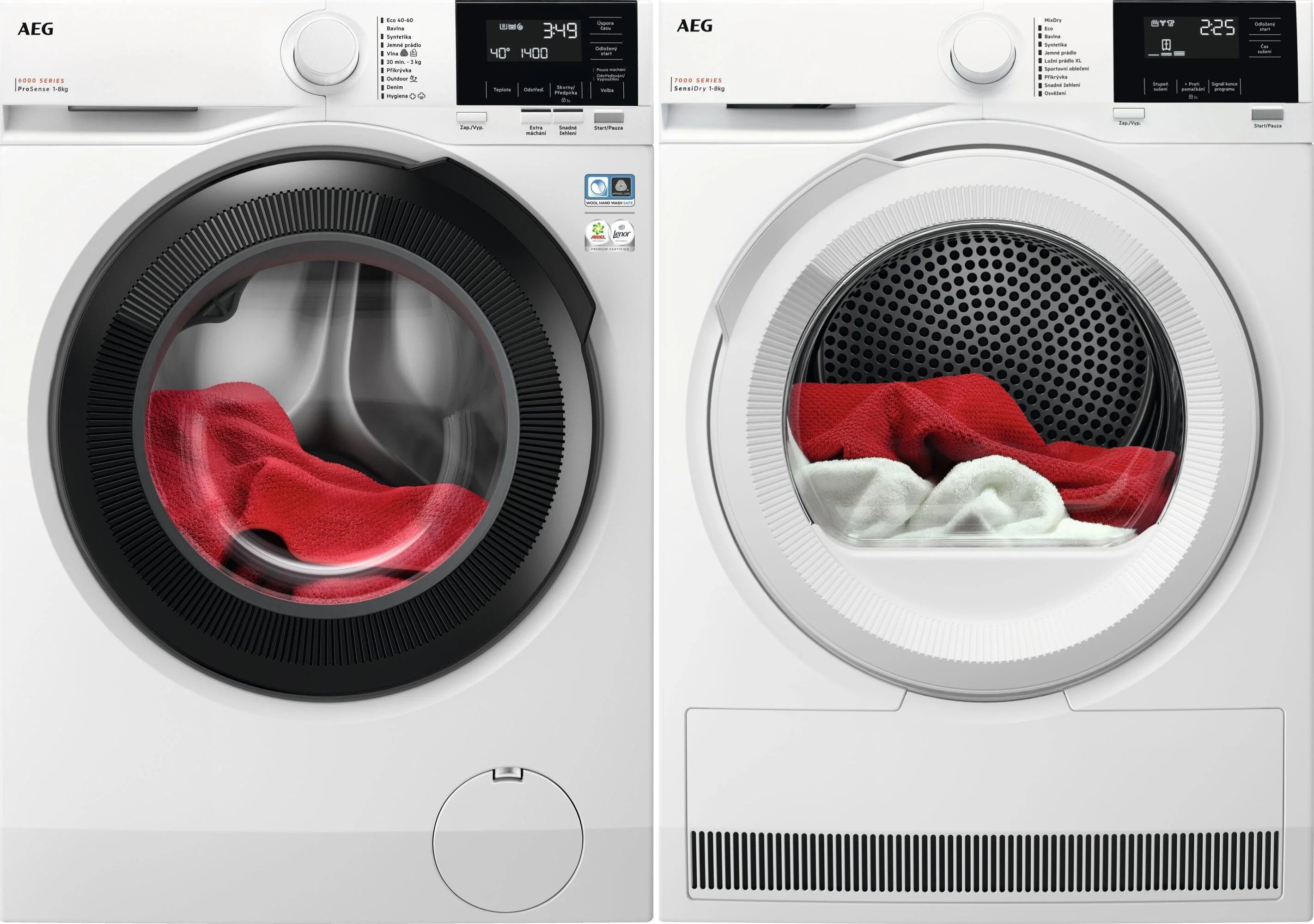 AEG 7000 ProSteam® LFR73964CC + AEG 6000 ProSense™ LFR61864BC