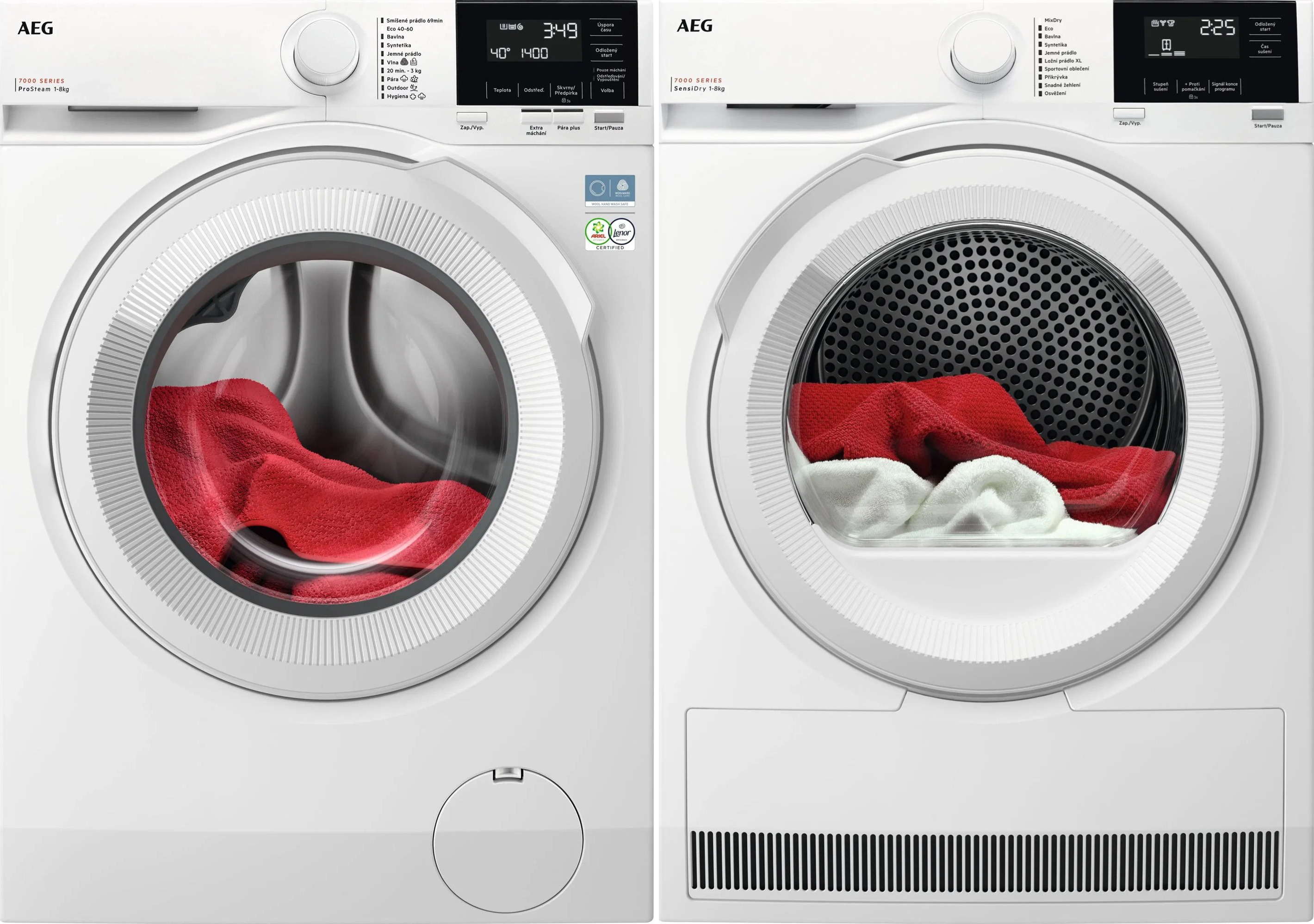 AEG 7000 ProSteam® LFR73964CC + AEG 7000 ProSteam® LFR71862SBC