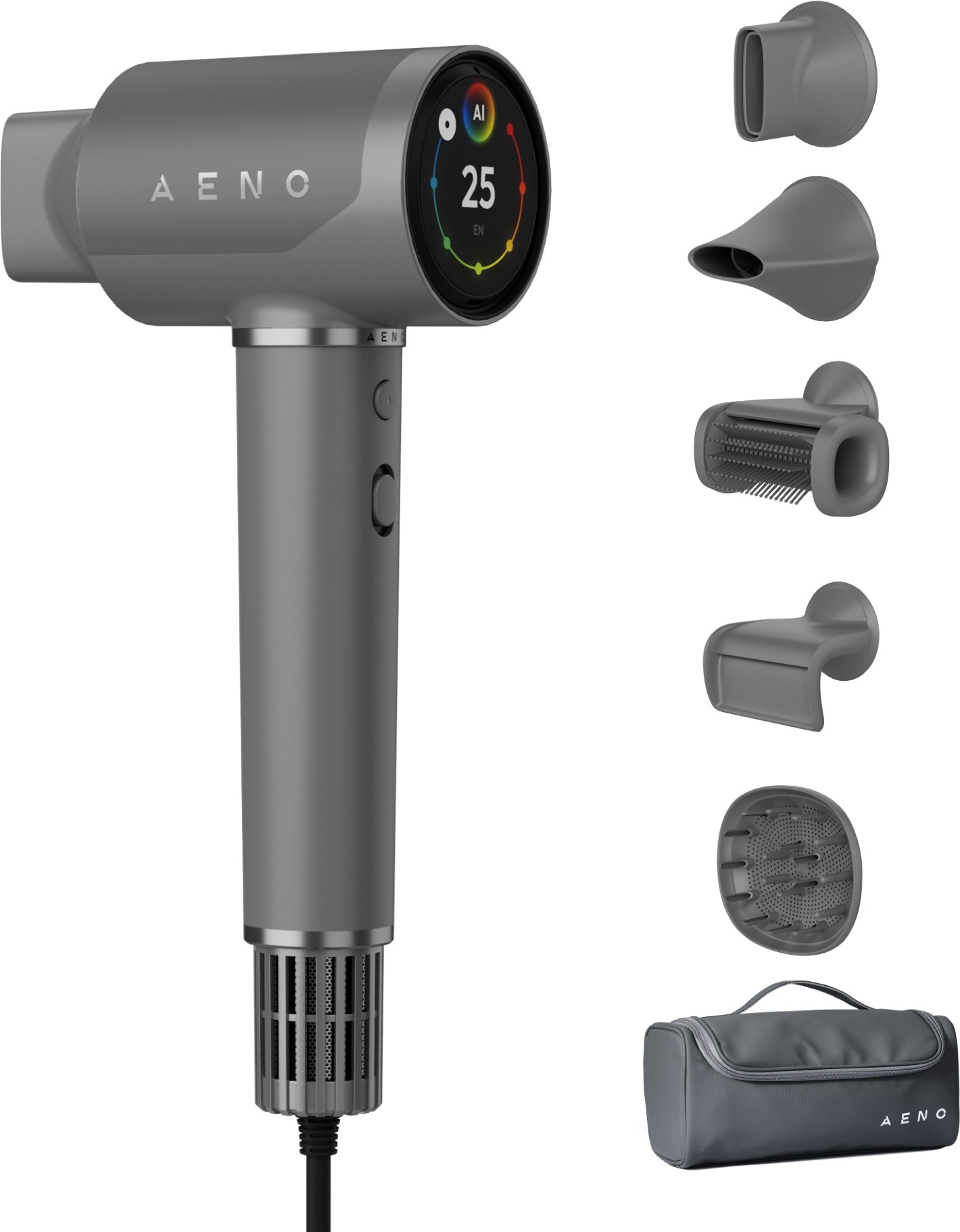 AENO AI fén na vlasy HD5 sivý
