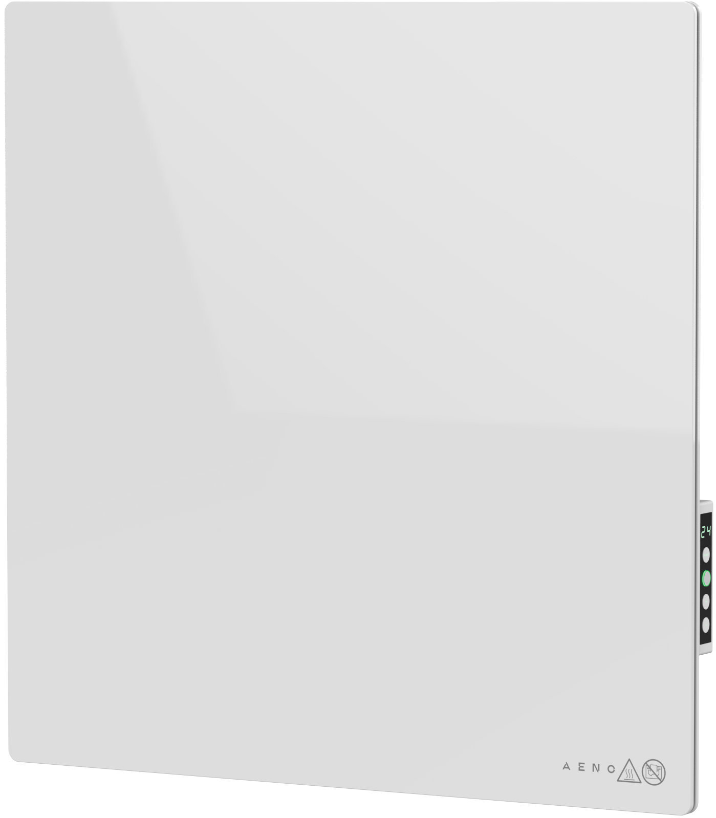 AENO GH11s Quadro Inteligentné kúrenie, infrared + konvekcia, tvrdené sklo, 500 W, 50 × 50 cm, biele