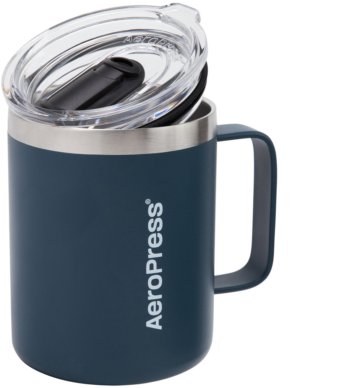 AeroPress Travel coffee mug modrý