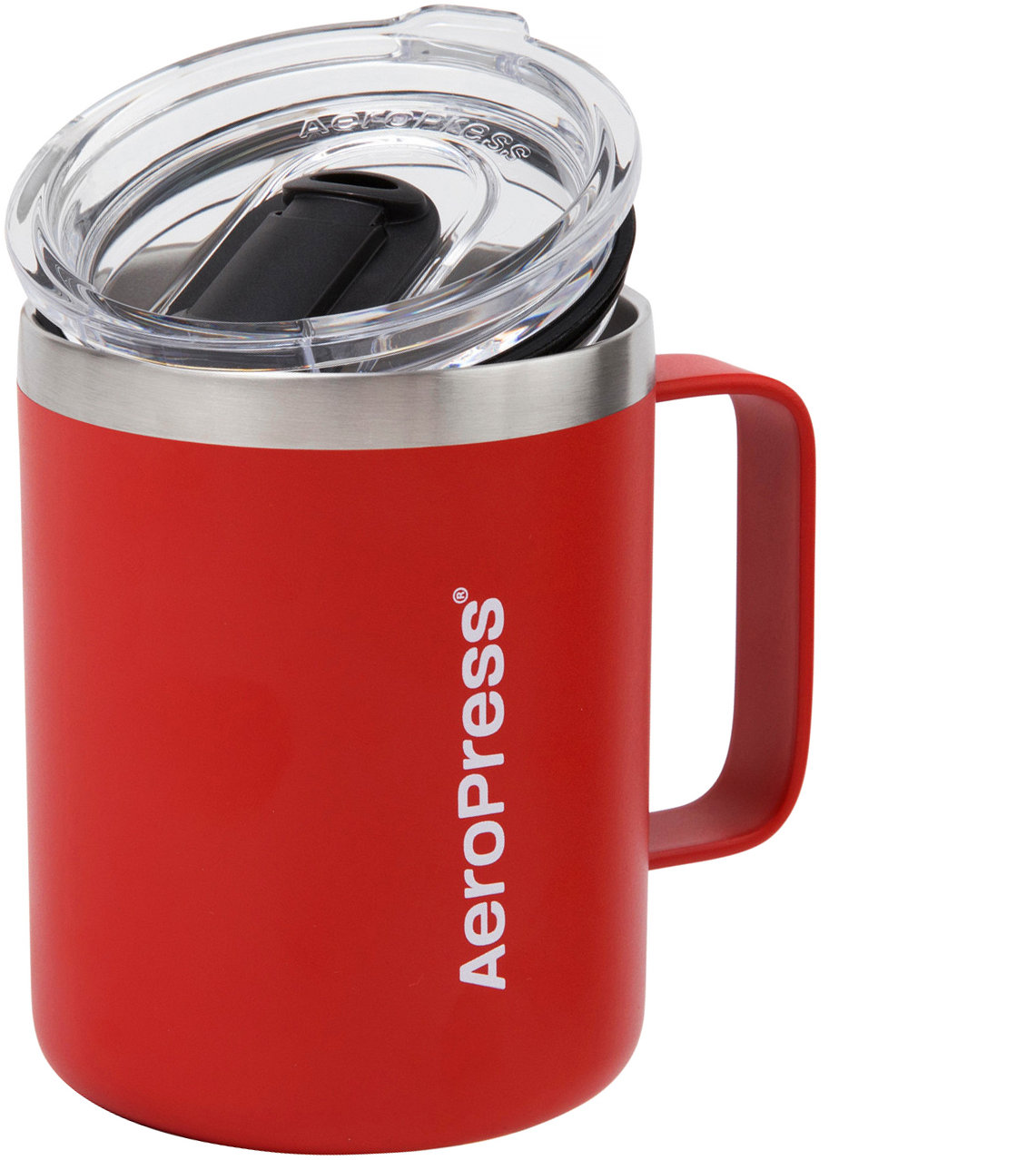 AeroPress Travel coffee mug červený