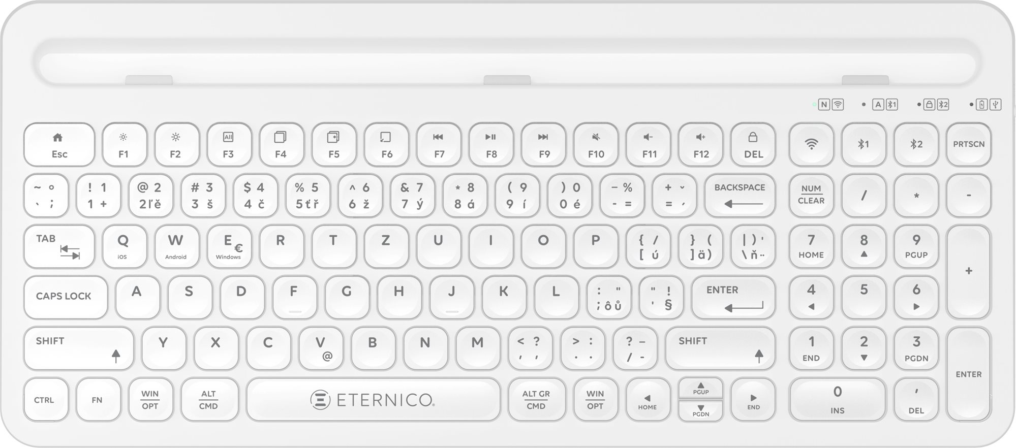 Eternico Keyboard wireless KSB5270 biela CZ/SK