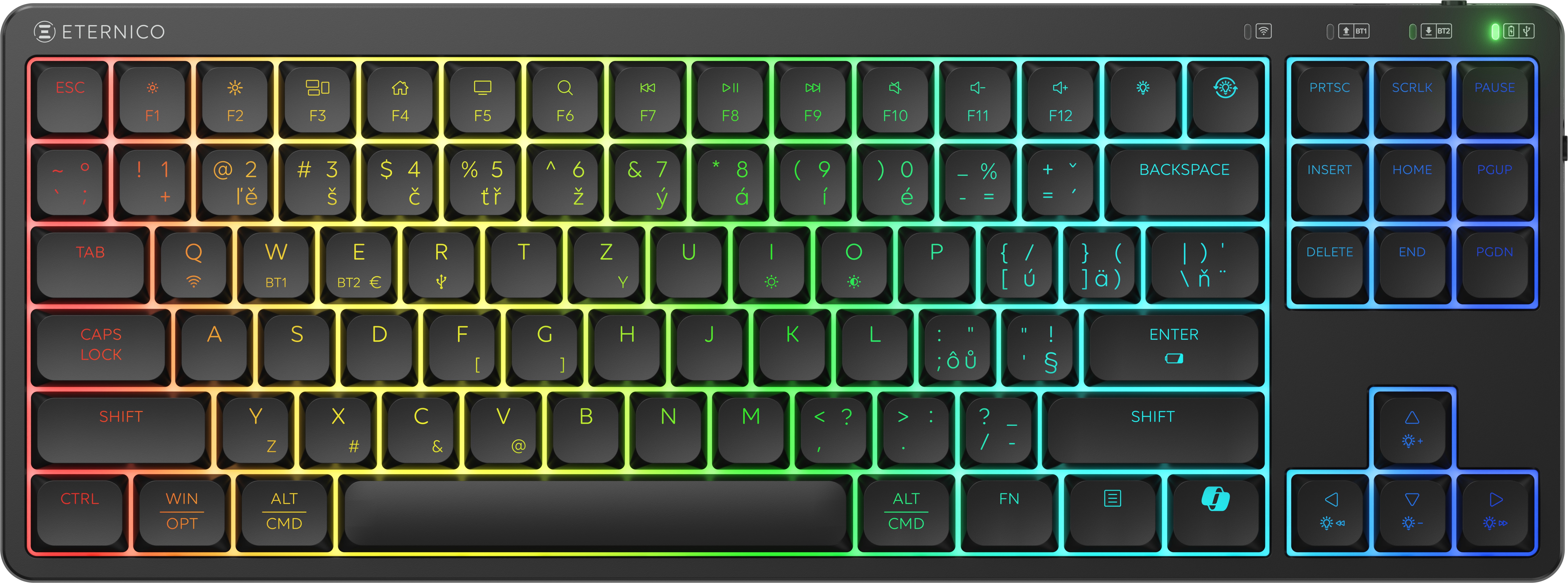 Eternico Wireless Mechanical Keyboard MKS7010 – CZ/SK