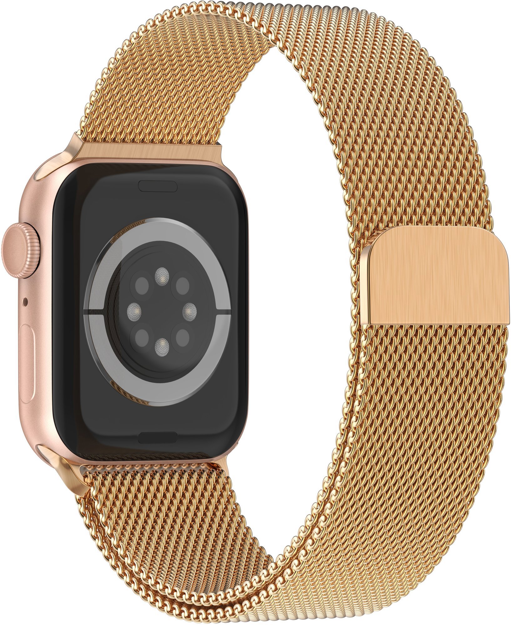 Eternico Elegance Milanese na Apple Watch 44mm / 45mm / 46mm / Ultra 49mm rose gold