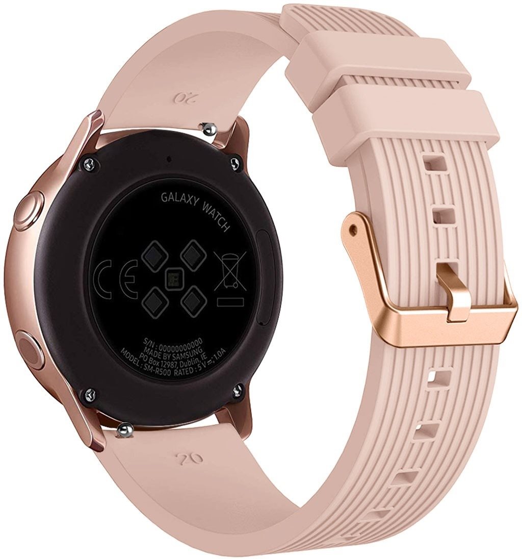 Eternico Essential Vertical Grain Rose Gold Buckle universal Quick Release 20mm ružovo zlatý